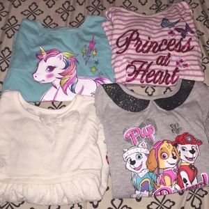 Little girl shirt bundle